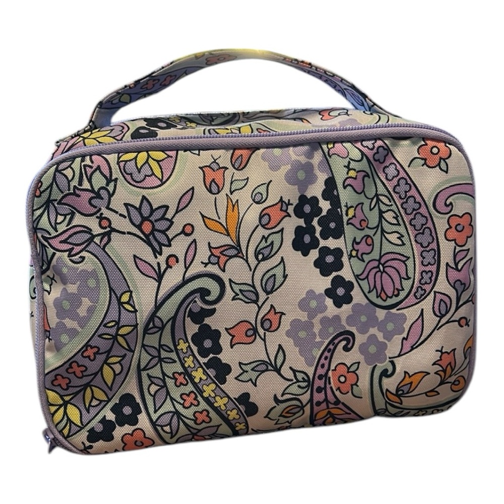 Vera Bradley Lighten up Large Blush and Brush Case